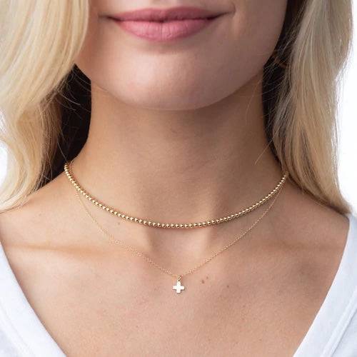 Enewton - 16in Necklace Gold - Signature Cross Gold Charm - Findlay Rowe Designs