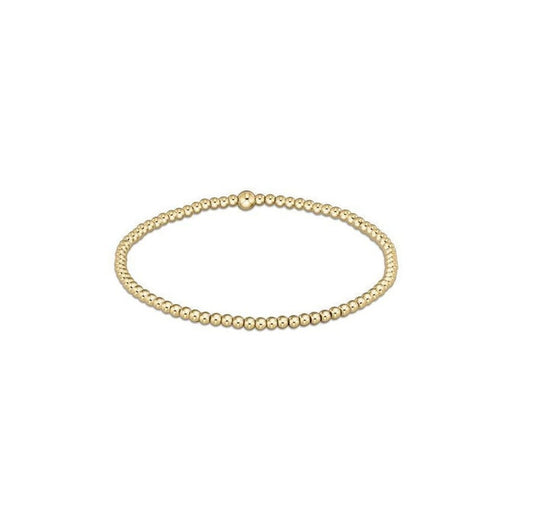Enewton - classic gold 2.5mm bead bracelet - Findlay Rowe Designs