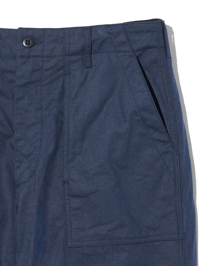 Engineered Garments Fatigue Pant in Navy 10oz. Duck Canvas