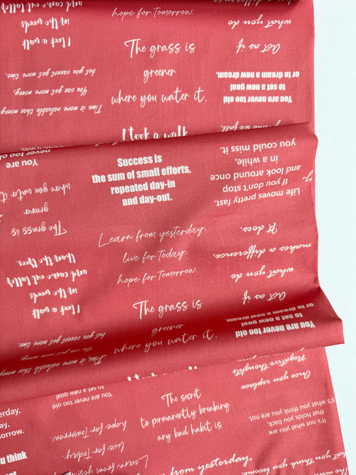 English Combination - Red - Textile Pantry