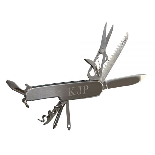 Engraved Stainless Pocket Knives