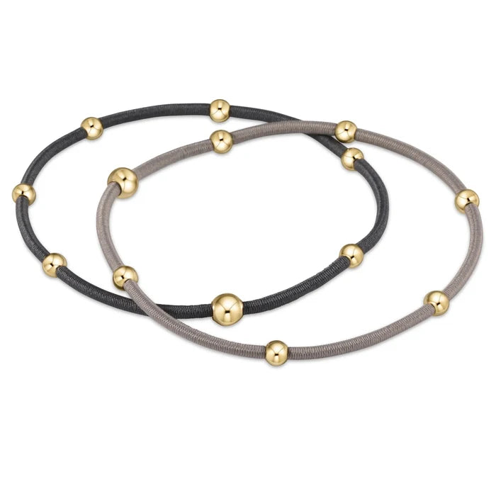 "E"ssentials bracelet stack 2mm of 2 - Holy Smokes