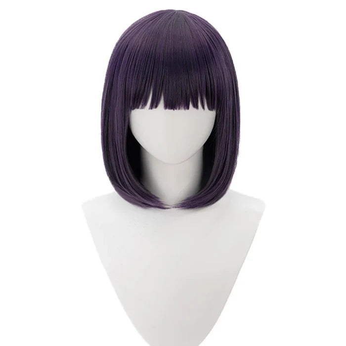 【EU Local Shipping】DokiDoki Anime Cosplay Wig Short Straight Purple Hair