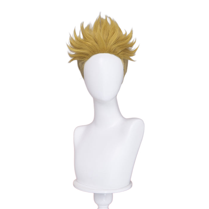 【EU Local Shipping】DokiDoki Anime GACHIAKUTA Cosplay Enjin Wig / Tattoo Short Spiky Blonde Hair
