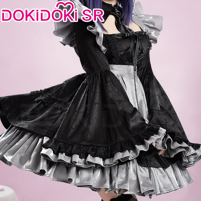 【EU Local Shipping】DokiDoki-SR Anime Cosplay Costume Maid Black Dress