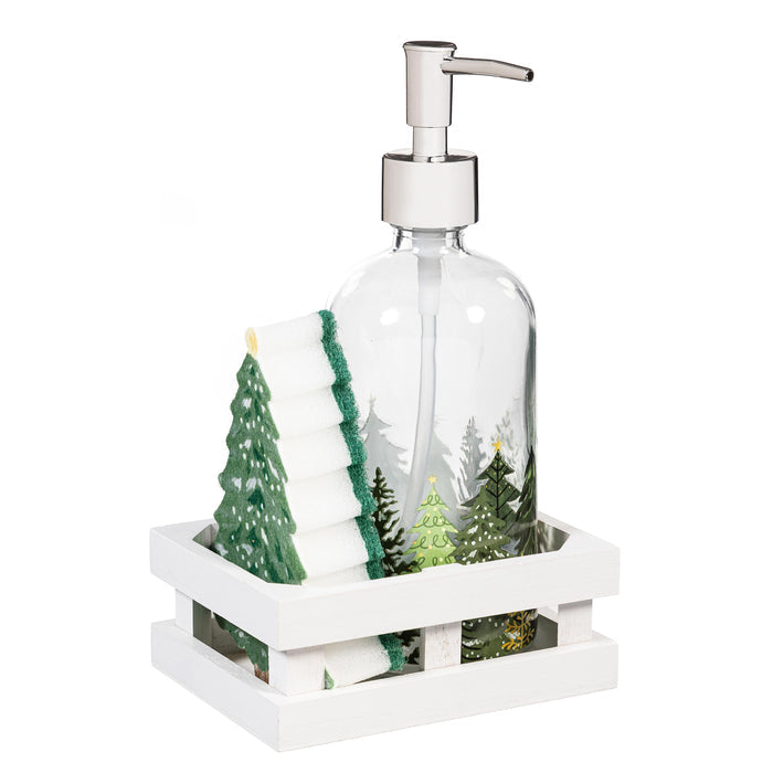 Evergreen Shades of Green Holiday Kitchen Gift Set