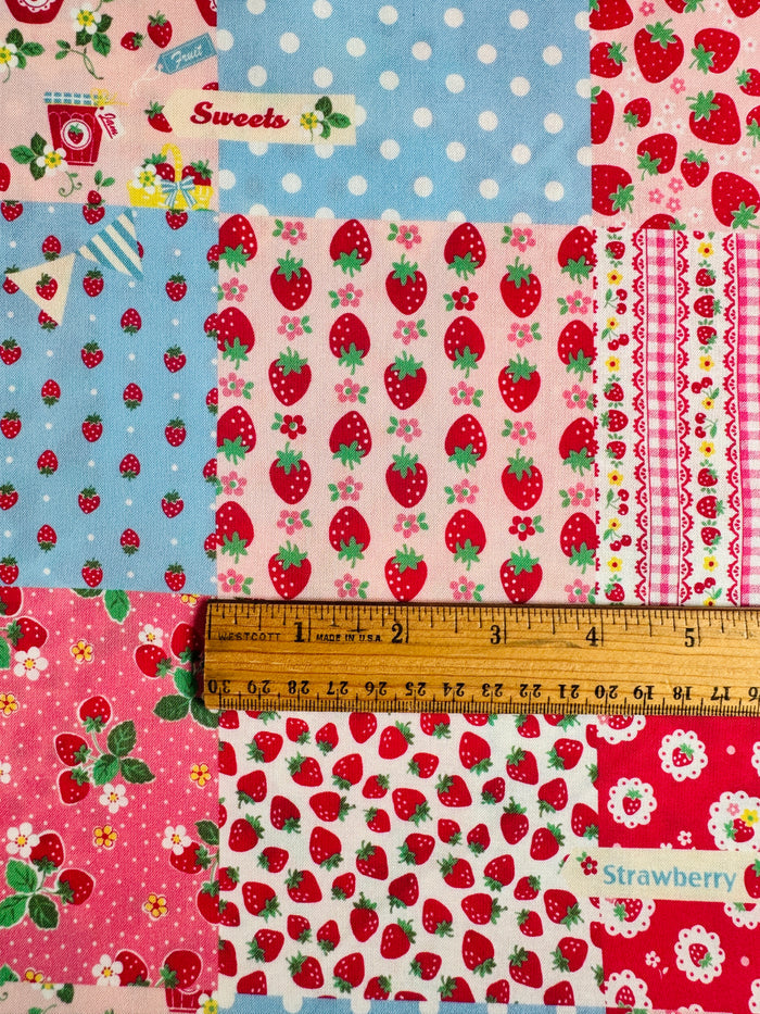 Exclusive Strawberry Patch - Red X Blue - Atsuko Matsuyama - 30's Collection - Yuwa