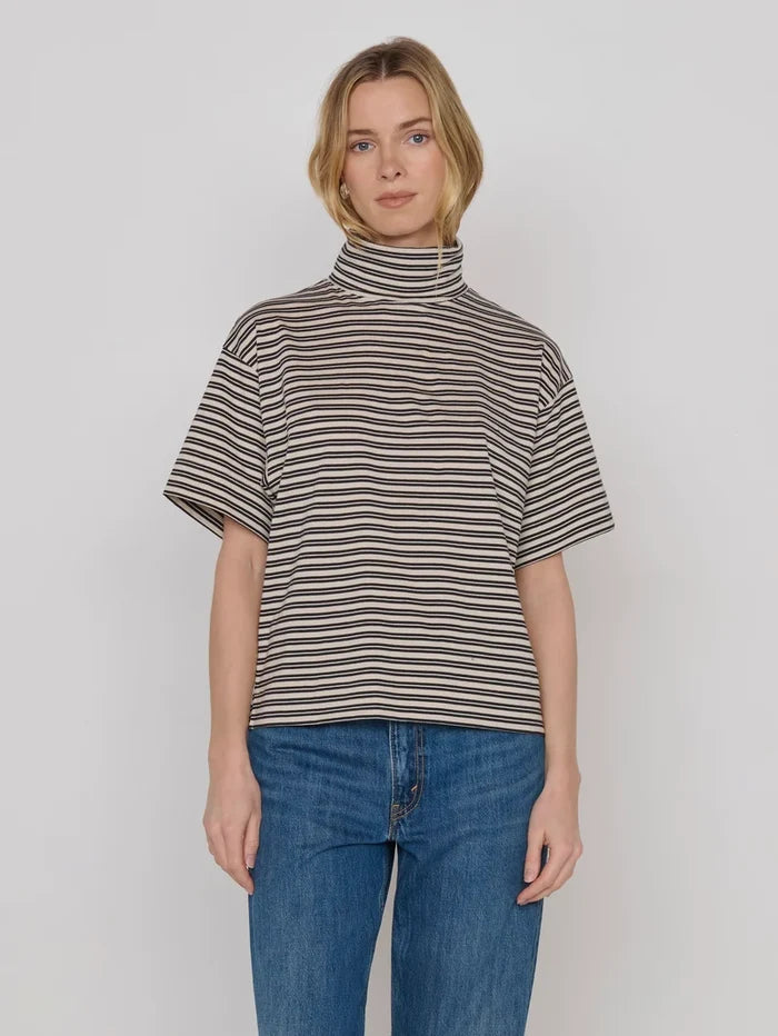 Fable turtleneck Tee-Striped