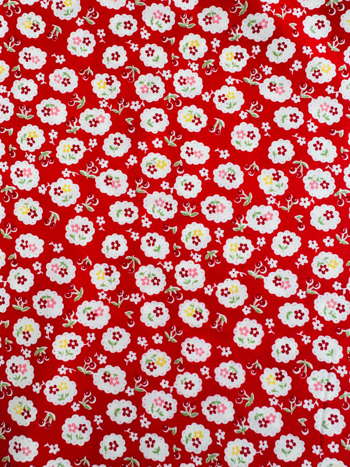 Fancy Cherry - Red - Atsuko Matsuyama - 30's Collection - Yuwa