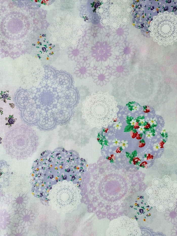 Fancy Lace Paper - Reprint - Purple - Atsuko Matsuyama - 30's Collection - Yuwa