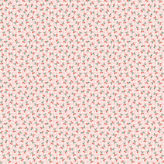 Farmhouse Fancy - Cherry Pie - Pink - Elea Lutz - Poppie Cotton