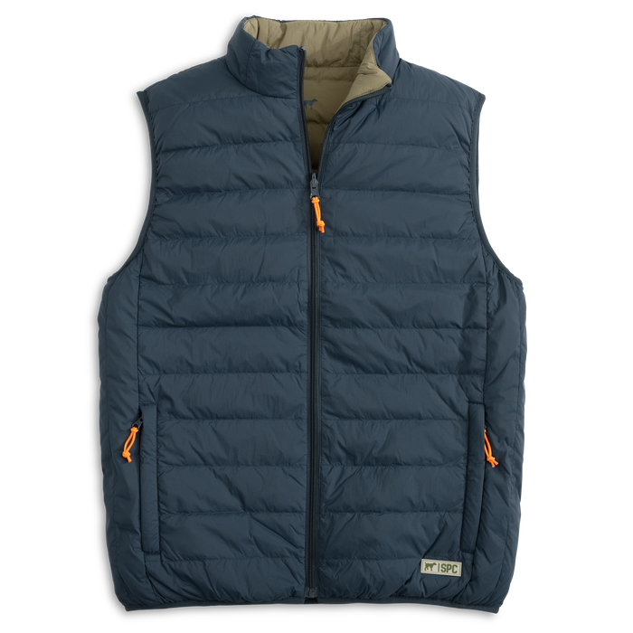 Field Series Reversible Vest - NAVY/OLIVE
