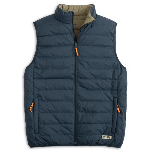Field Series Reversible Vest - NAVY/OLIVE