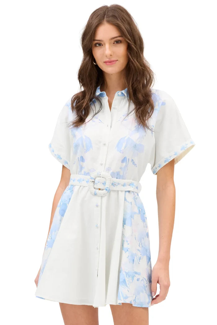 Finley Dress-Iris Watercolor