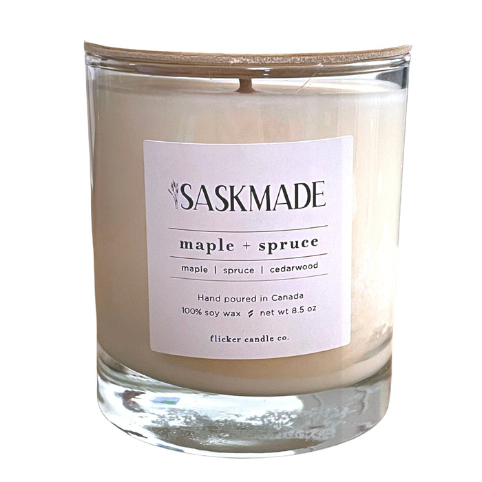 Flicker Candle Company - SaskMade Blend Soy Candle (8.5 oz)