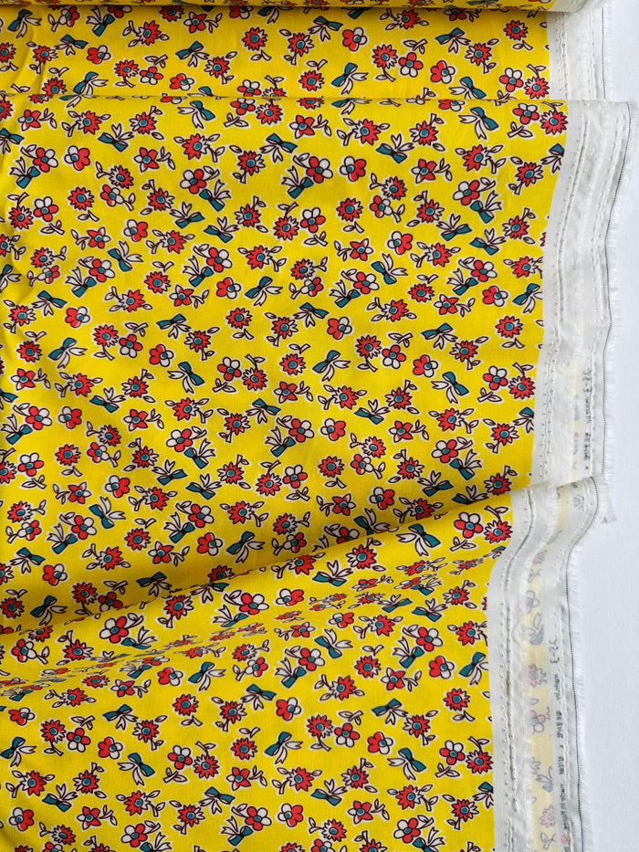 Floral and Bow - Yellow - MomNSon