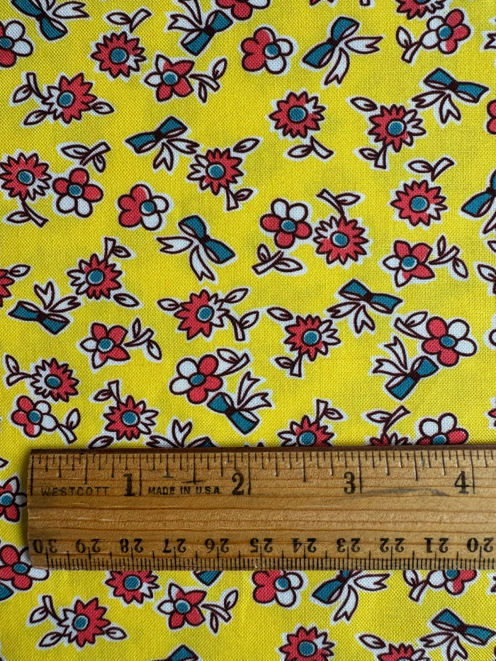 Floral and Bow - Yellow - MomNSon