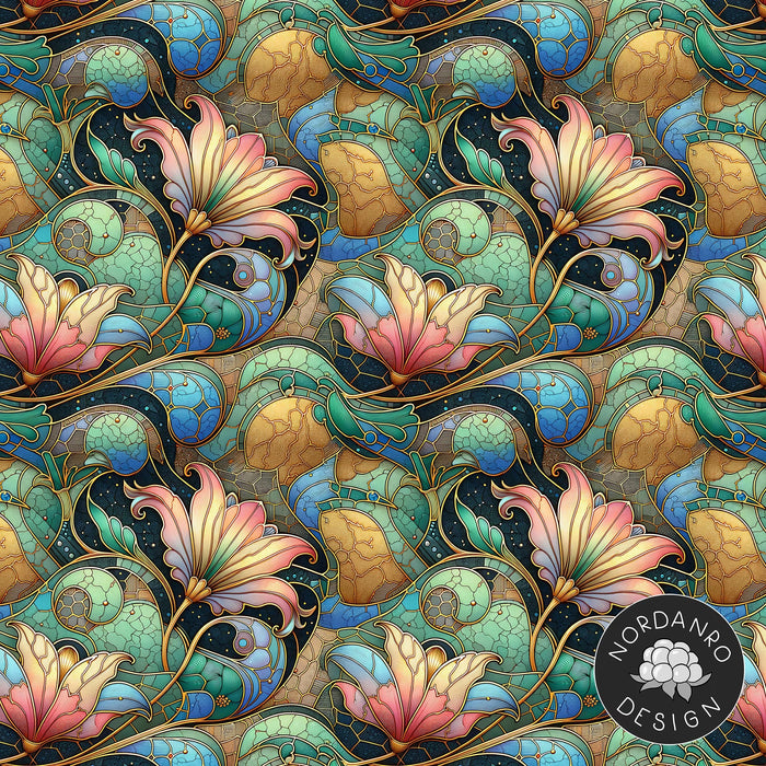 Floral Window Organic Jersey