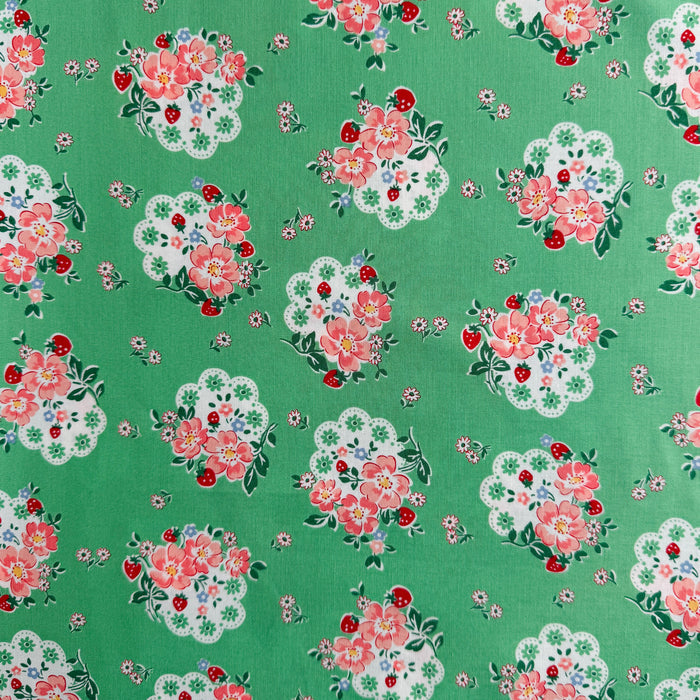Flower Doily - Green - Atsuko Matsuyama - 30's Collection - Yuwa