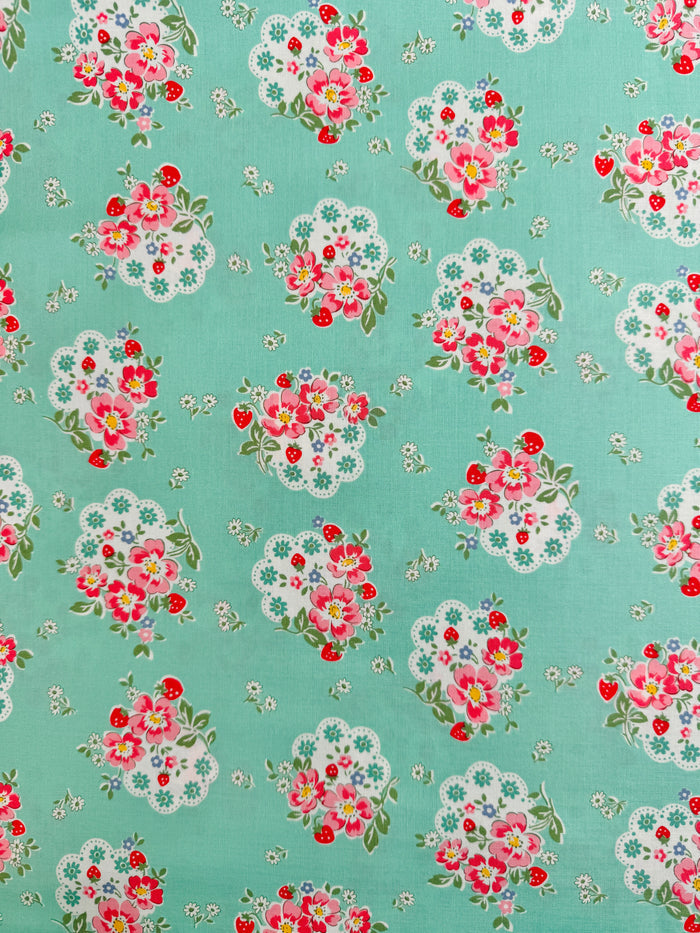 Flower Doily - Mint - Atsuko Matsuyama - 30's Collection - Yuwa