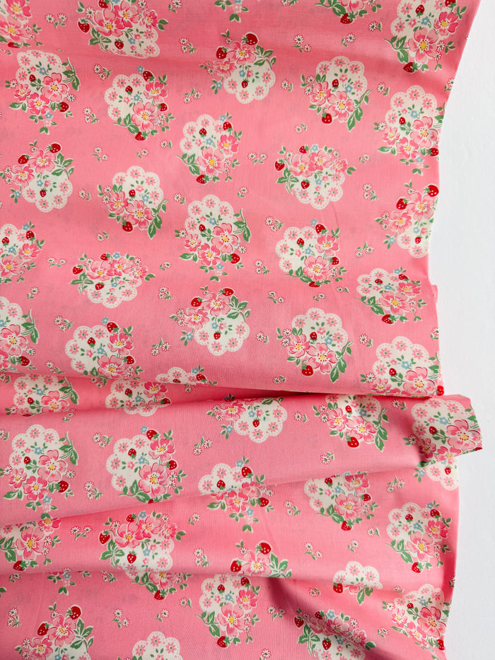 Flower Doily - Pink - Atsuko Matsuyama - 30's Collection - Yuwa