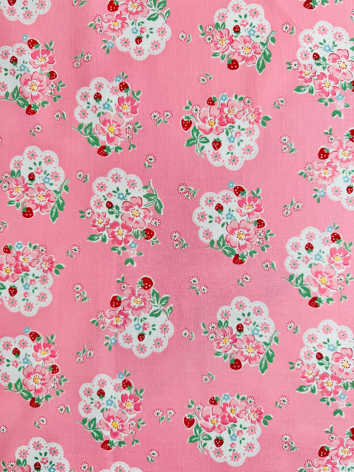 Flower Doily - Pink - Atsuko Matsuyama - 30's Collection - Yuwa