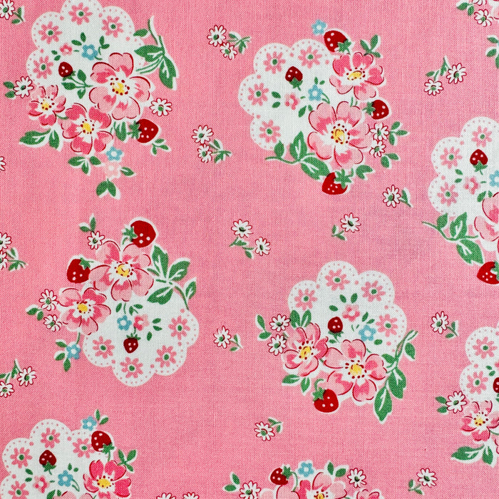 Flower Doily - Pink - Atsuko Matsuyama - 30's Collection - Yuwa