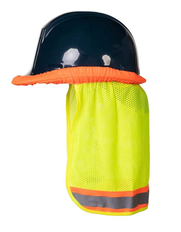 Forcefield Hi-Vis Reflective Mesh Hard Hat Sun Shade Neck Shield