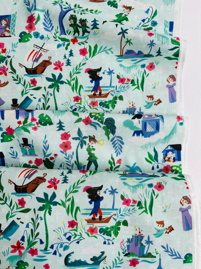 Forever Neverland - Main - Mist - Jill Howarth - Riley Blake Designs