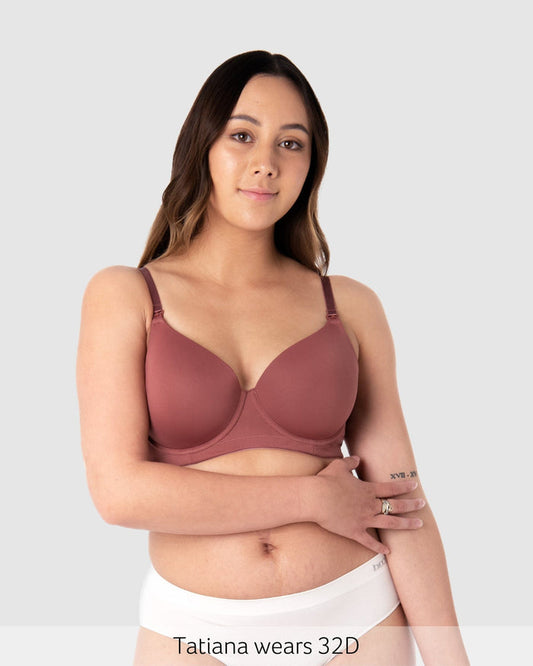 Forever Yours T-Shirt Nursing Bra - Spice