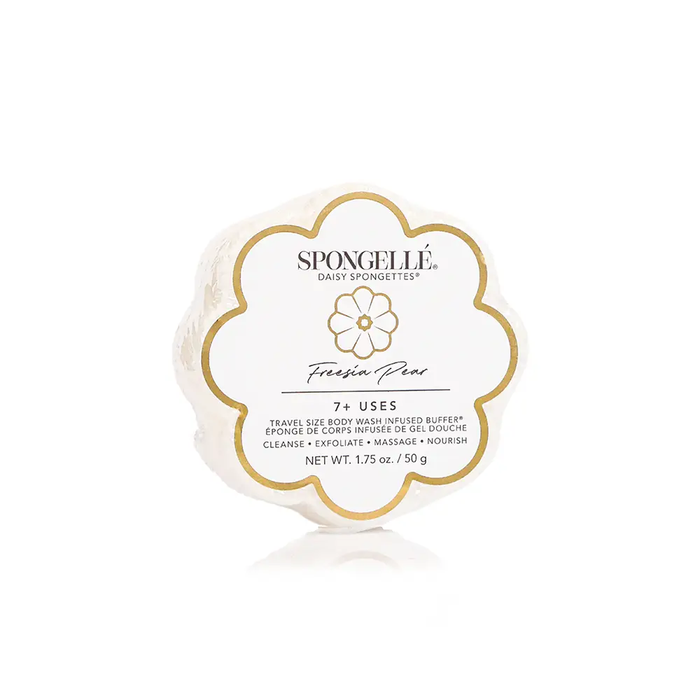 Freesia Pear Daisy Spongette- Soap Buffer