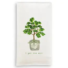 French Graffiti Dish Towels