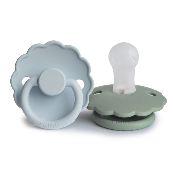 FRIGG Daisy Silicone Pacifier 2-Pack - Babies in Bloom