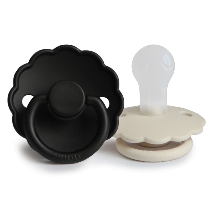 FRIGG Daisy Silicone Pacifier 2-Pack - Babies in Bloom