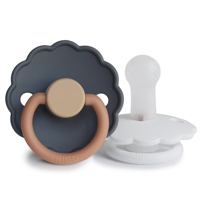 FRIGG Daisy Silicone Pacifier 2-Pack - Babies in Bloom