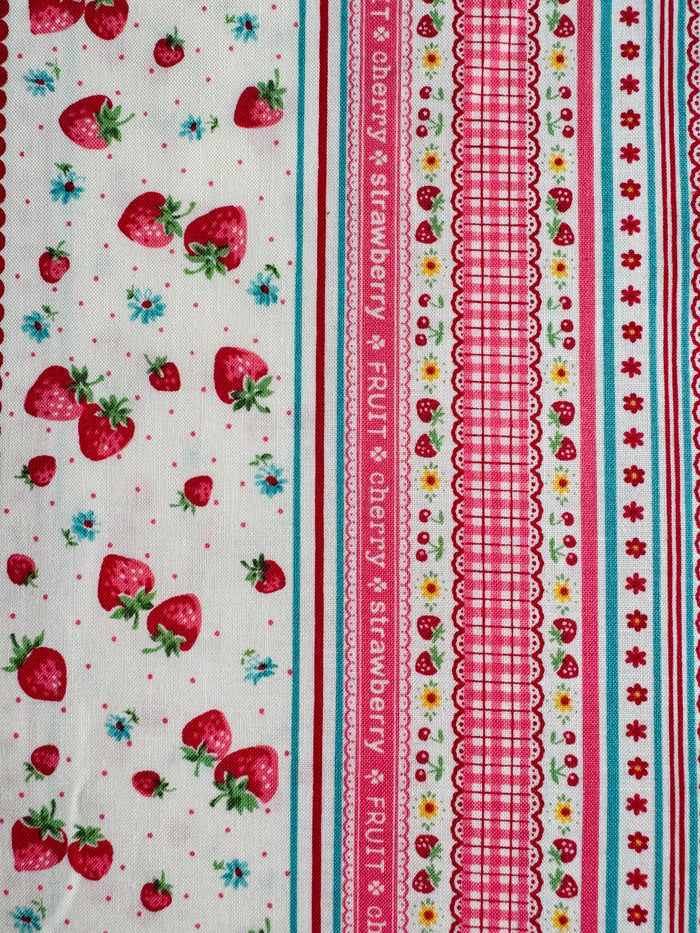 Fruit Ribbon - Red (A) - 30's Collection - Atsuko Matsuyama - Yuwa