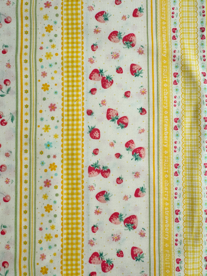 Fruit Ribbon - Yellow (E) - 30's Collection - Atsuko Matsuyama - Yuwa