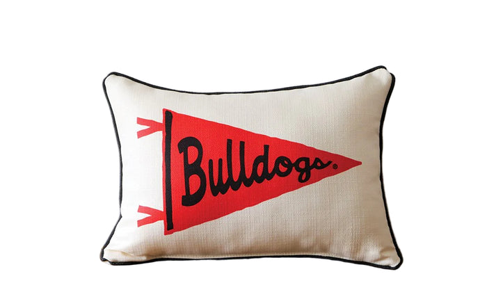 Georgia Bulldogs Pennant Pillow