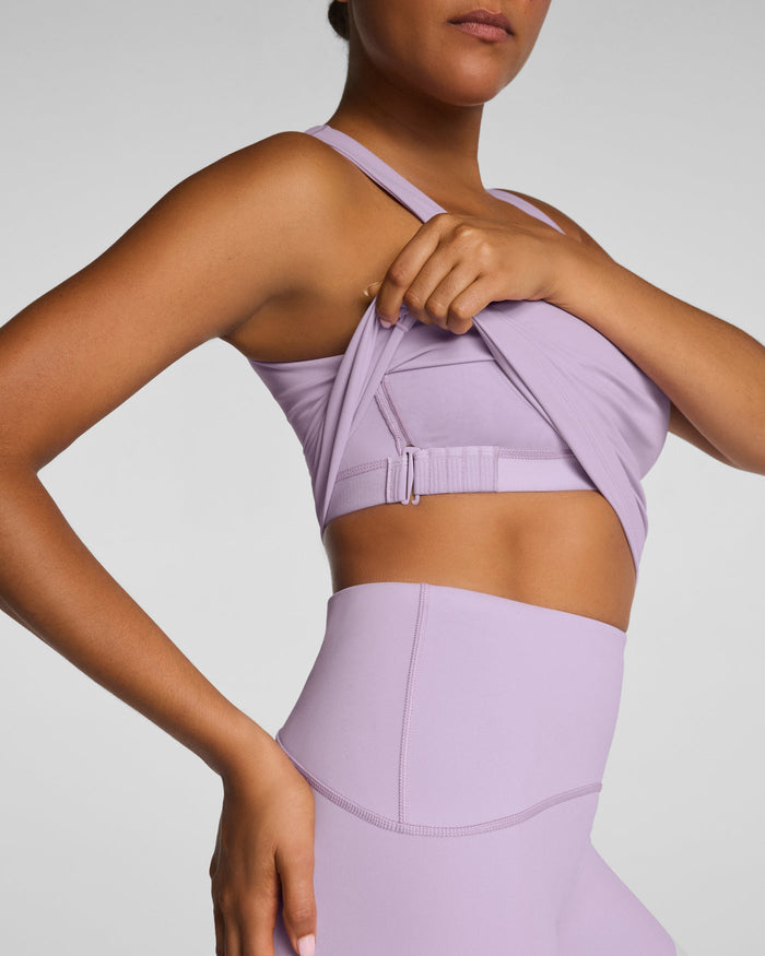 Get Moving Square Neck Shelf Tank - Verbena