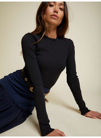 Gina Slim Mock Neck