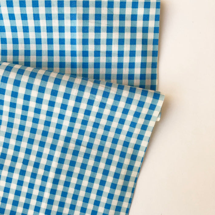 Gingham Check - Sky Blue - Live Life Collection - Yuwa