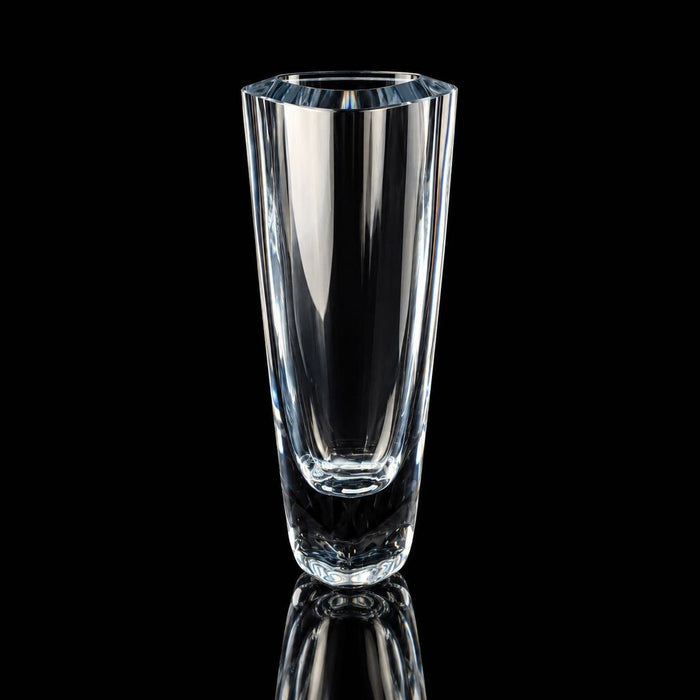 Glass Triangle Vase