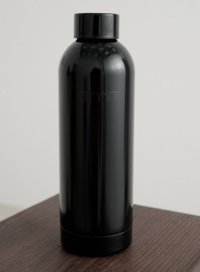 Glossy Black Core Water Bottle