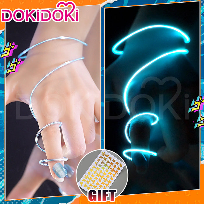 【Glowing】DokiDoki Anime Season 7 Cosplay Rotating Nail Spinning Nail Accessory Prop SBR