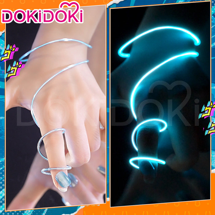 【Glowing】DokiDoki Anime Season 7 Cosplay Rotating Nail Spinning Nail Accessory Prop SBR