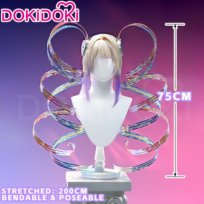 【Glowing】DokiDoki Game NEEDY GIRL OVERDOSE Cosplay KAngel Pigtails Double Ponytails Needy Streamer Overload Twintails