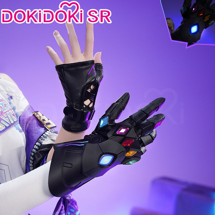 【Glowing】DokiDoki-SR Honkai: Star Rail Cosplay Silver Wolf LV.999 Costume / Tail Planarcadia SP