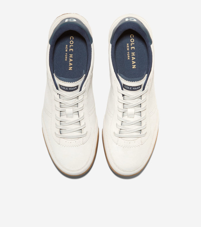 Grand Pro Slimline Sneaker - Ivory/Navy