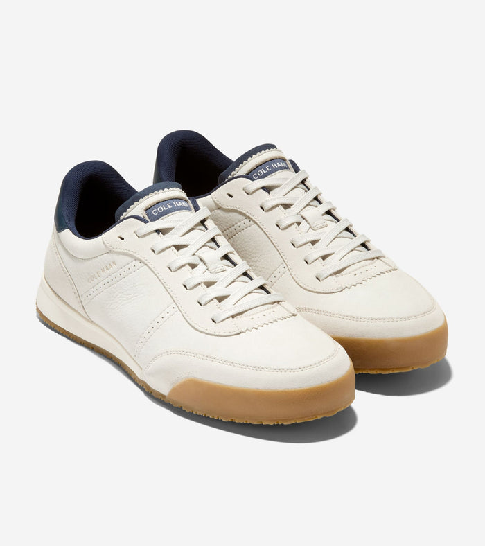 Grand Pro Slimline Sneaker - Ivory/Navy