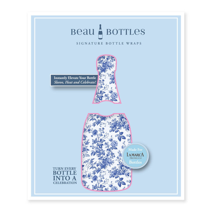 Grandmillenial Blue Floral - Prosecco